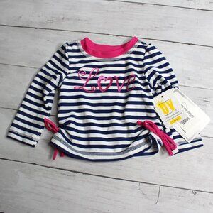 Koala Kids Baby Girl's Rash Guard Swimsuit Top Size Newborn Love